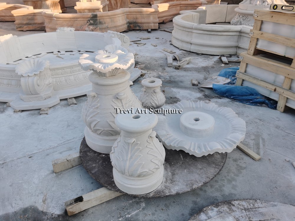 pedestal and upper tiers