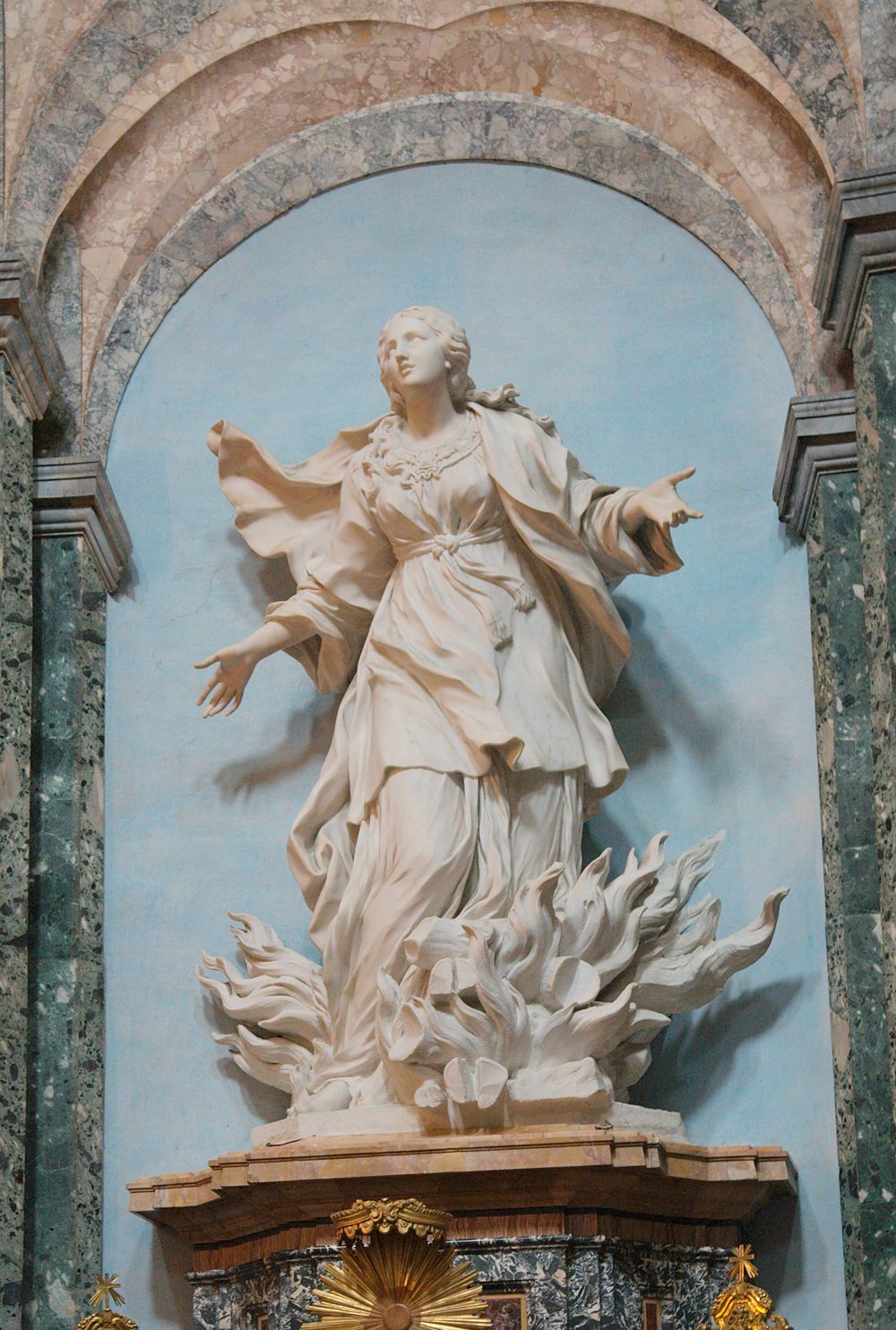 st. agnes of rome statue in rome