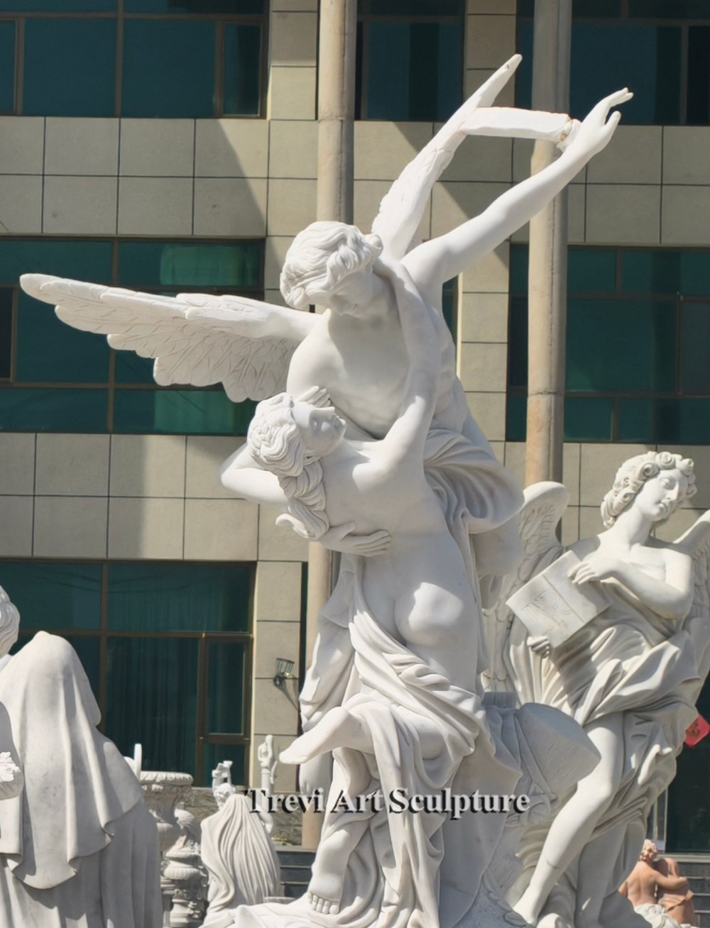 replica of cupid and psyche by theodor friedl