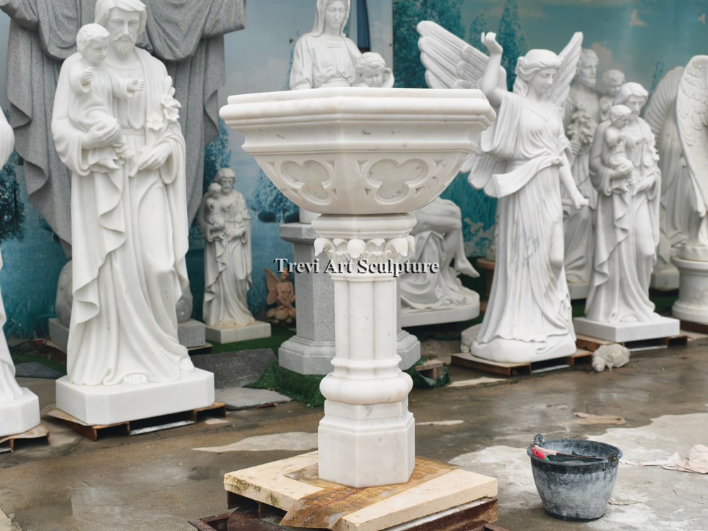 6 sided baptismal font for church