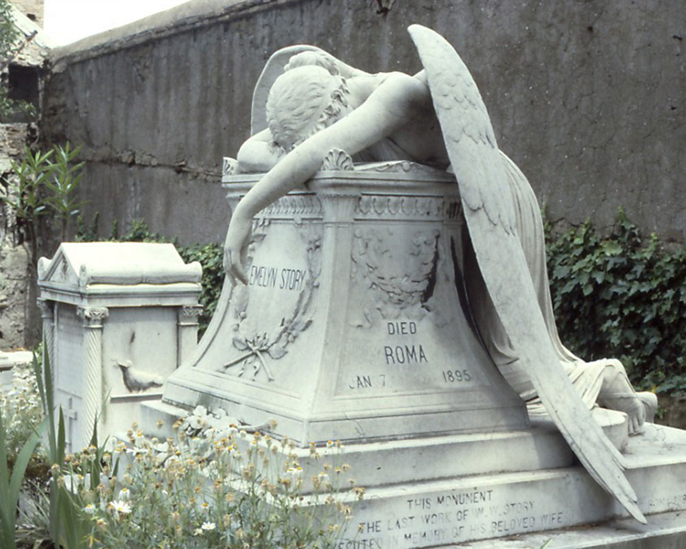 the angel of grief rome, italy