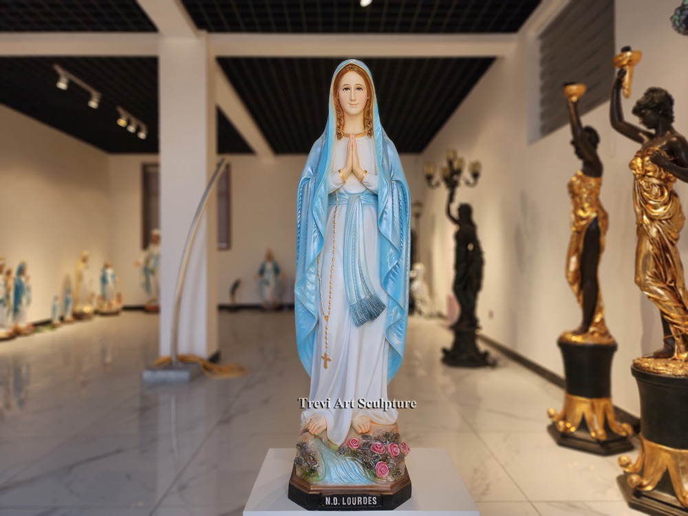 resin mother mary statue