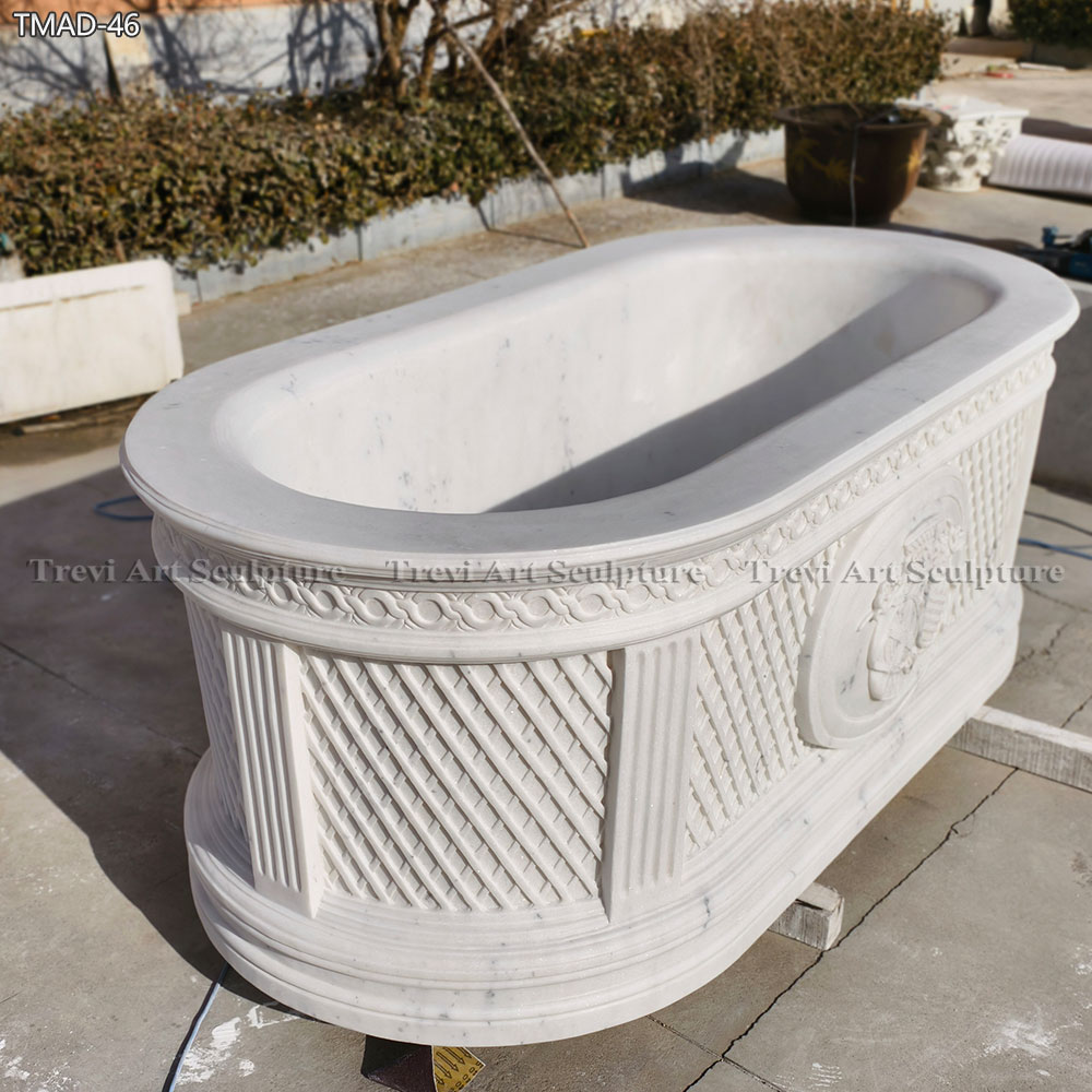 custom marble bathtub