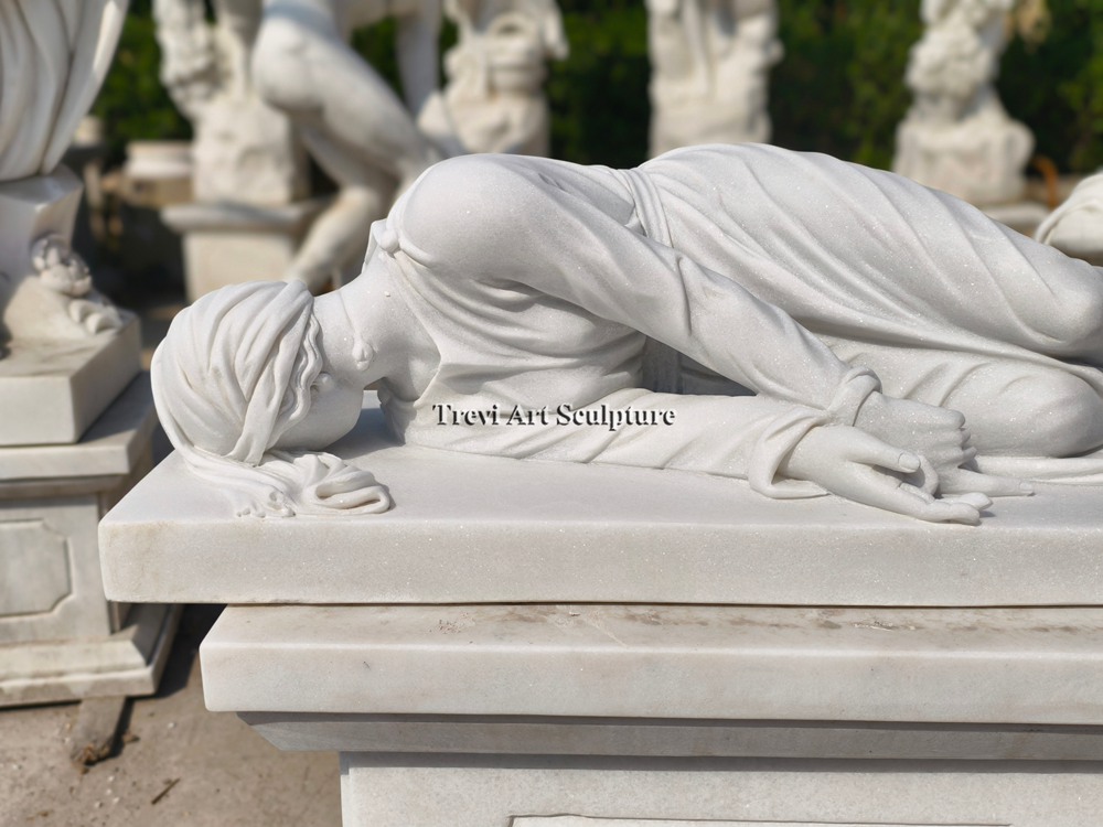 stefano maderno marble saint cecilia statue details replica