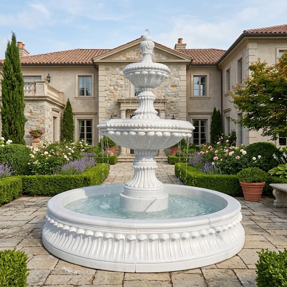 garden fountain designs