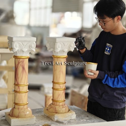 catholic gilded marble altar process