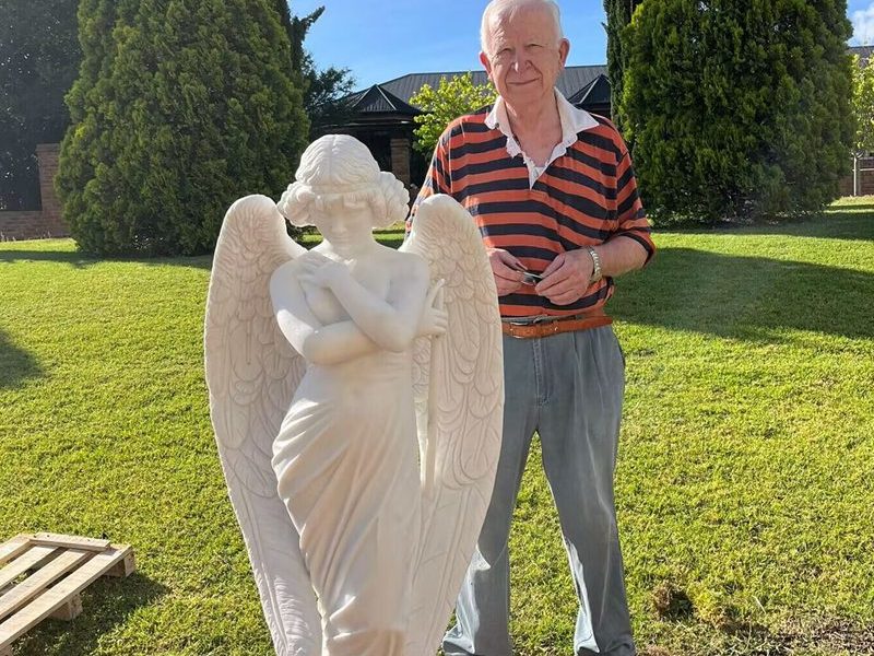 feedback on custom angel sculpture from australia