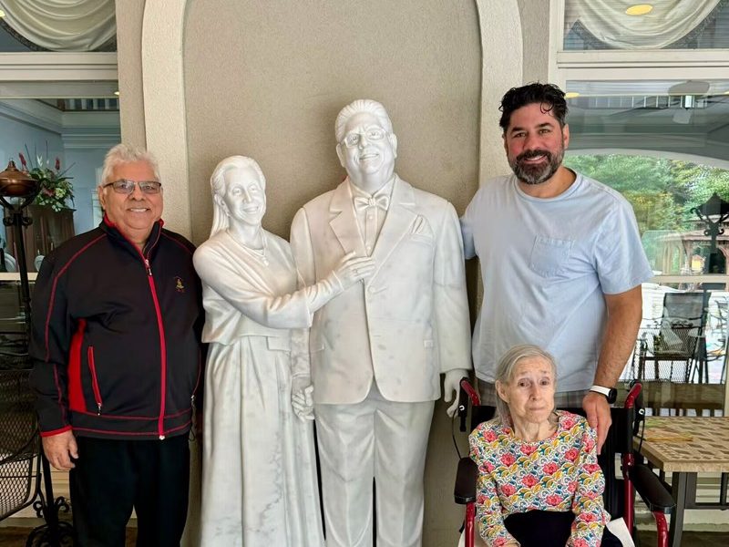 life size customized couple statue feedback