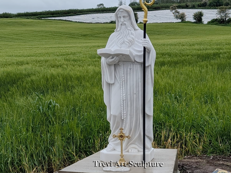 life size marble st benedict statue feedback