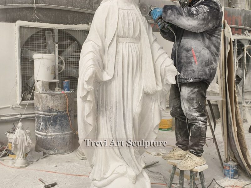 white marble virgin mary statue carving process white marble virgin mary statue carving process