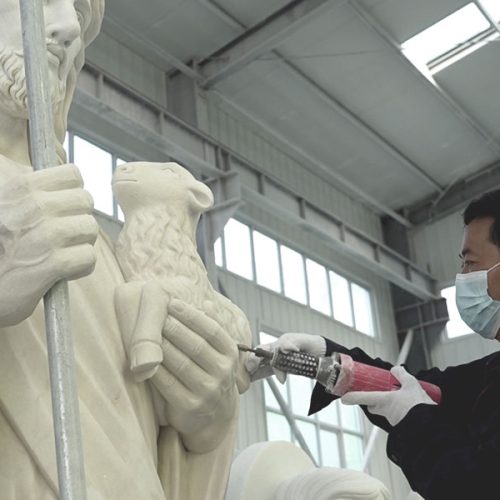 hand carving details